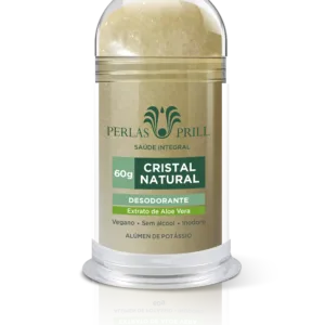 INDICAÇÕES O Desodorante Cristal Natural Perlas Prill é uma alternativa eficaz para quem quer evitar compostos químicos agressivos como cloridrato de alumínio, álcool, triclosan, parabenos, ftalatos, sulfatos e perfumes, geralmente presentes nos antitranspirantes e desodorantes comuns. O Cristal Natural tem poderosa ação antisséptica, prevenindo o odor do suor sem bloquear a transpiração, e é inócuo ao organismo - não gera nenhuma toxicidade – além de auxiliar a impedir infecções na pele. Como cicatrizante, é excelente para aplicação na pele pós-barba ou pós-depilação, evitando inflamações e irritação.