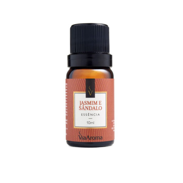 Essência Jasmim e Sândalo Via Aroma - 10ml